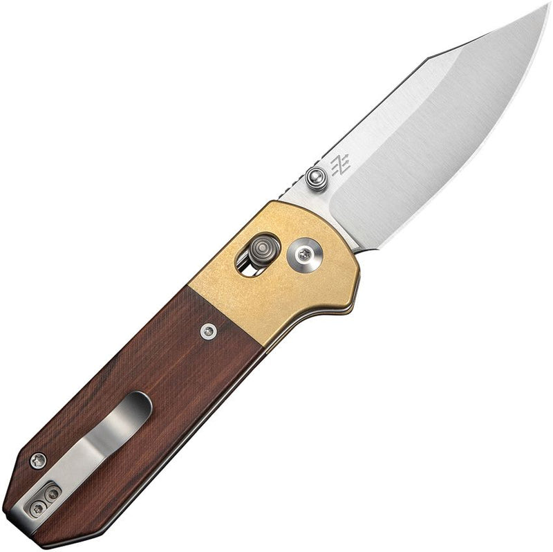 Civivi Yonder Crossbar Lock Wood Folding Knife [C25026-1]