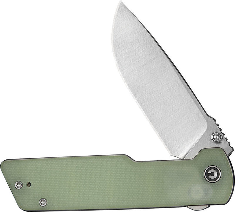 Civivi Zygon Natural (Blue Glow-in-the-Dark) G10 (3.24" Satin Finished Nitro-V) Folding Knife [C25035-1] - product view 4