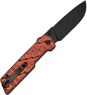 Civivi Zygon Orange, Black Micarta (3.24" Black Stonewashed Nitro-V) Folding Knife [C25035-2] - product view 3