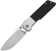 Civivi Zygon White, Black G10 (3.24" Satin Finished Nitro-V) Folding Knife [C25035C-1] - product view 1