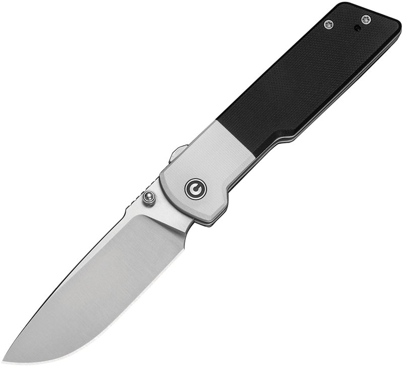 Civivi Zygon White, Black G10 (3.24" Satin Finished Nitro-V) Folding Knife [C25035C-1] - product view 1