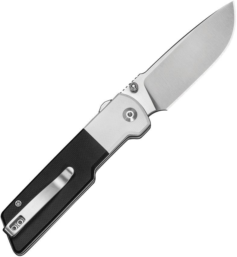 Civivi Zygon White, Black G10 (3.24" Satin Finished Nitro-V) Folding Knife [C25035C-1] - product view 3