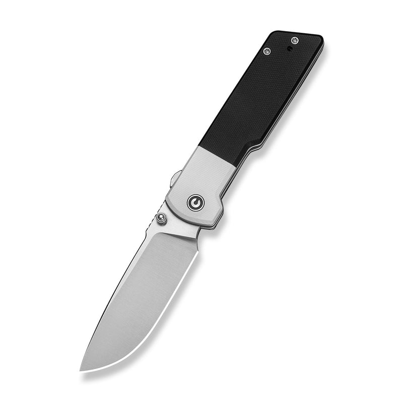 Civivi Zygon White, Black G10 (3.24" Satin Finished Nitro-V) Folding Knife [C25035C-1] - product view 7