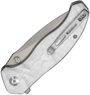 Civivi Vyrent Silver G10, Aluminum Foil (3.48" Stonewashed Nitro-X7) Folding Knife [C25037B-1] - product view 2