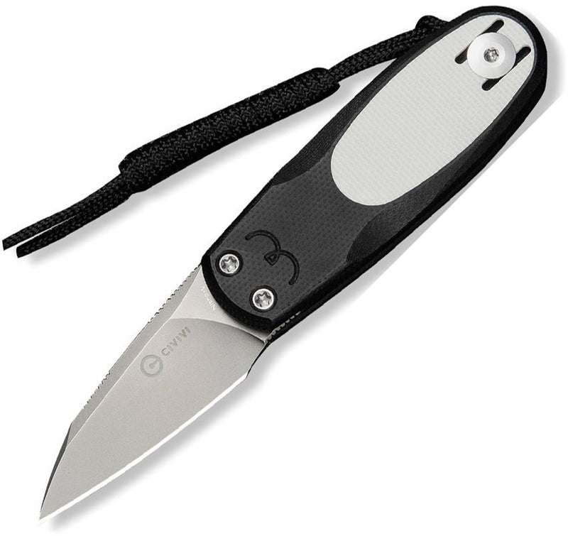 Civivi Purr Slip Joint Blk/White Folding Knife [C25054-2]