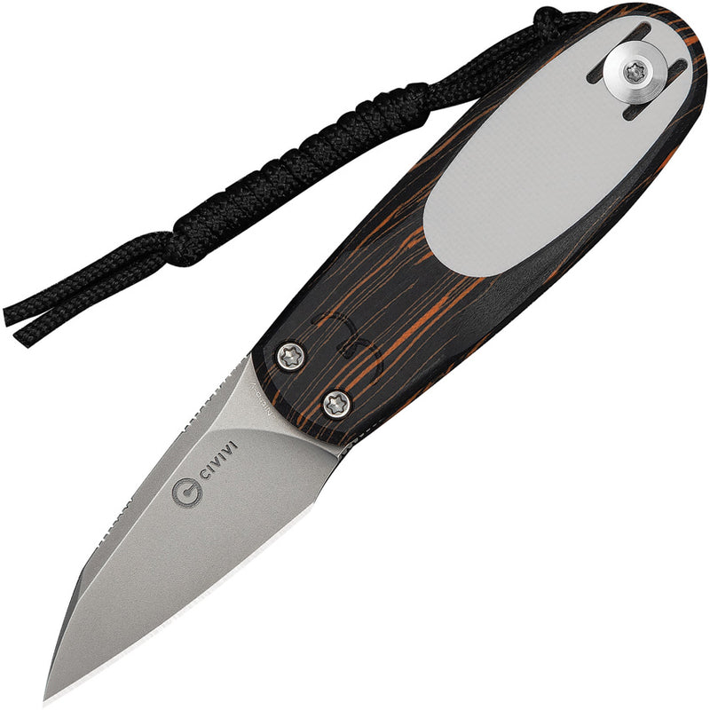 Civivi Purr Orange, Black, White(Each Handle Features Random Color Distribution) G10 Nitro-V Folding Knife [C25054-5] - product view 1