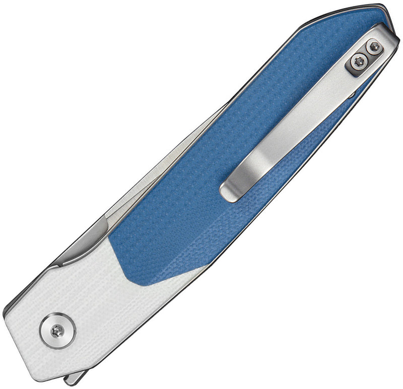 Civivi Brr15 Light White, Blue G10 (3.2" Satin Finished Nitro-V) Folding Knife [C25063-1] - product view 2