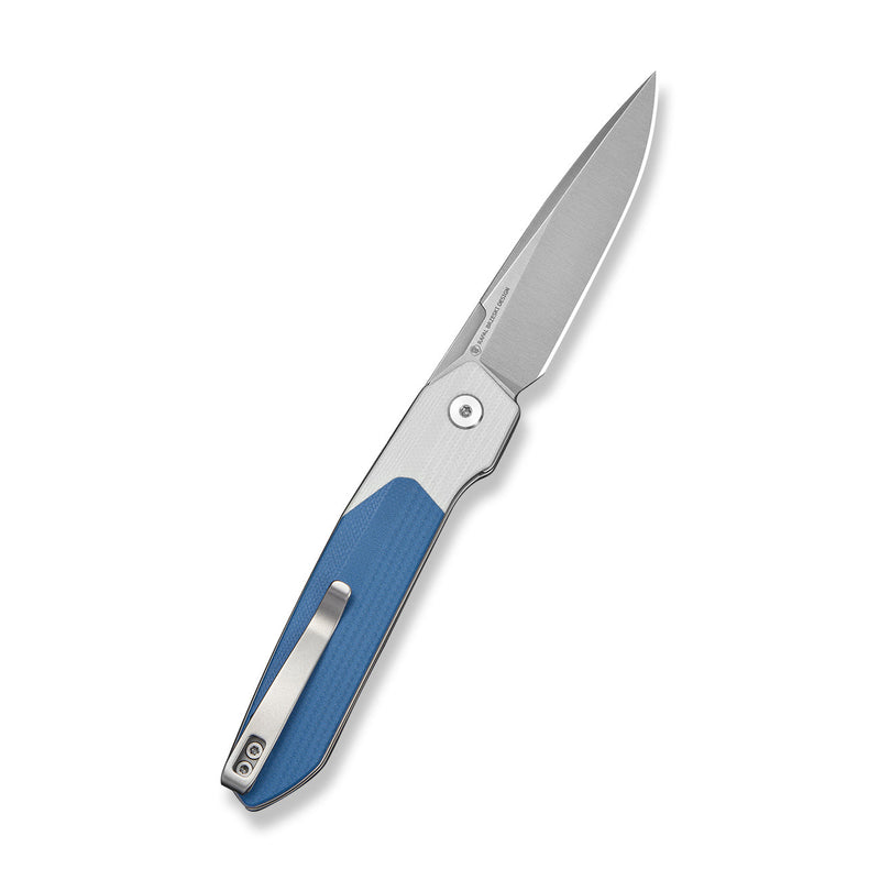 Civivi Brr15 Light White, Blue G10 (3.2" Satin Finished Nitro-V) Folding Knife [C25063-1] - product view 6