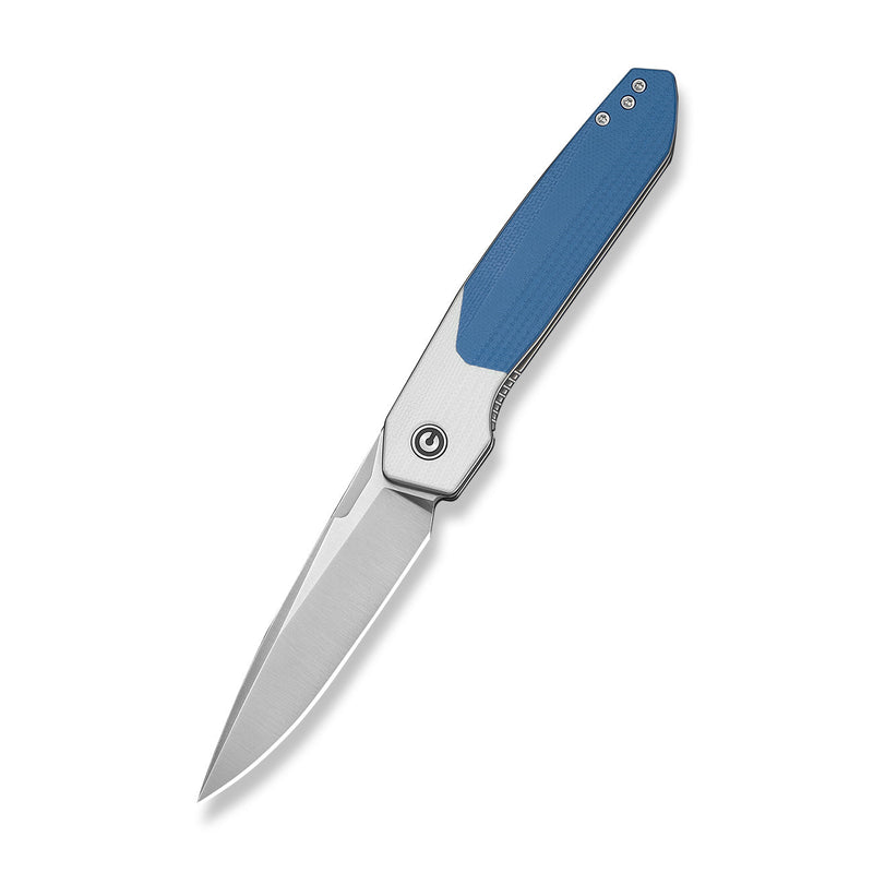 Civivi Brr15 Light White, Blue G10 (3.2" Satin Finished Nitro-V) Folding Knife [C25063-1] - product view 7