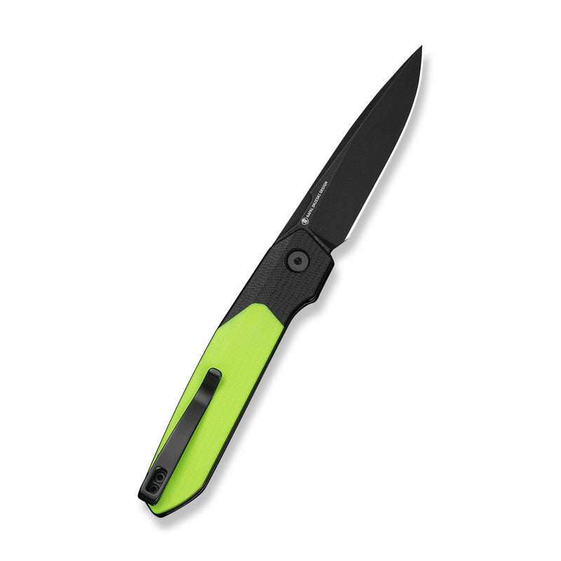 Civivi Brr15 Light Black, Neon Green G10 (3.2" Black Stonewashed Nitro-V) Folding Knife [C25063-2] - product view 6