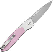 Civivi Brr15 Light White, Powder Pink G10 (3.2" Satin Finished Nitro-V) Folding Knife [C25063-3] - product view 3