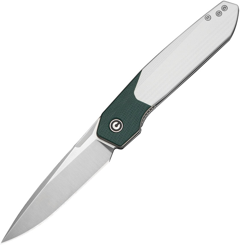 Civivi Brr15 Light Teal Green, White G10 (3.2" Satin Finished Nitro-V) Folding Knife [C25063-4] - product view 1