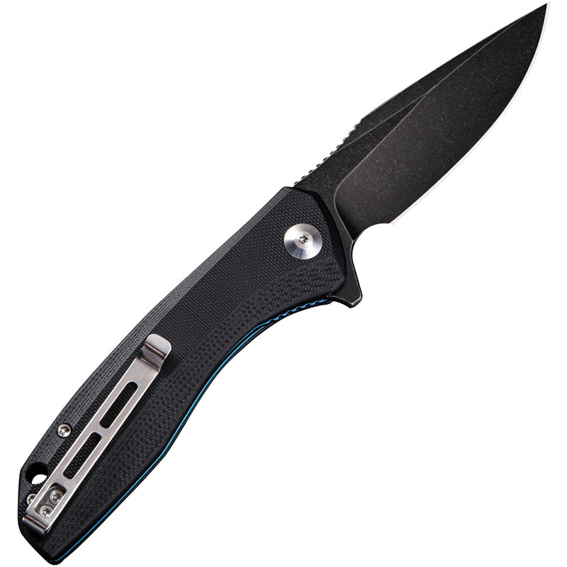 Civivi Baklash Black G10 (3.5" Black Stonewashed 9Cr18MoV) Folding Knife [C801H] - product view 3
