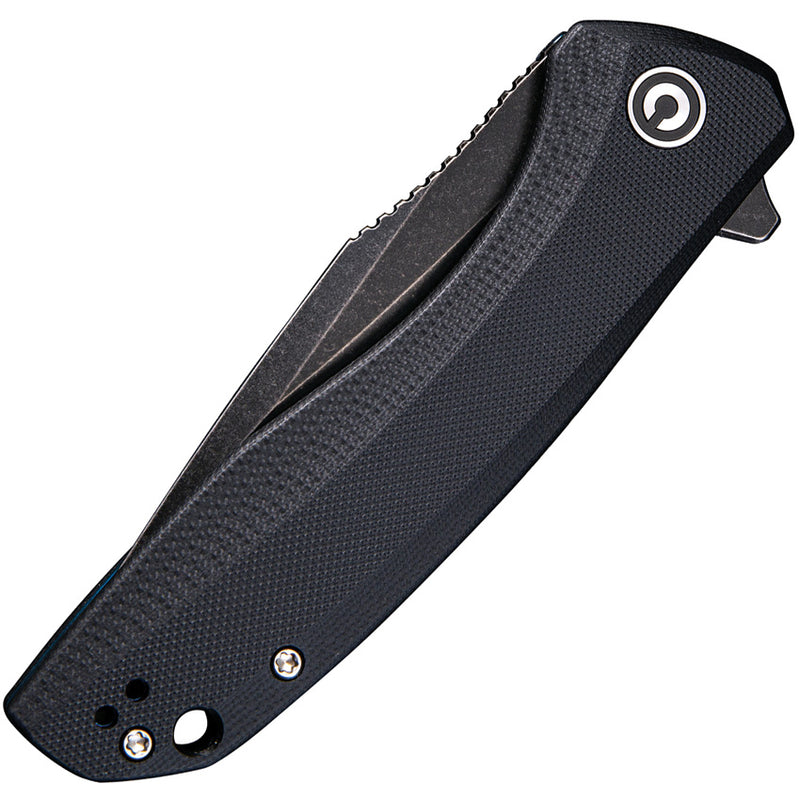 Civivi Baklash Black G10 (3.5" Black Stonewashed 9Cr18MoV) Folding Knife [C801H] - product view 6