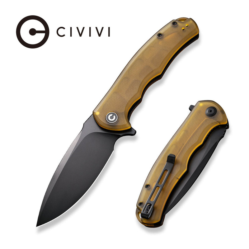 Civivi Praxis Bead Blasted Ultem (3.75" Black 9Cr18MoV) Folding Knife [C803M] - product view 2