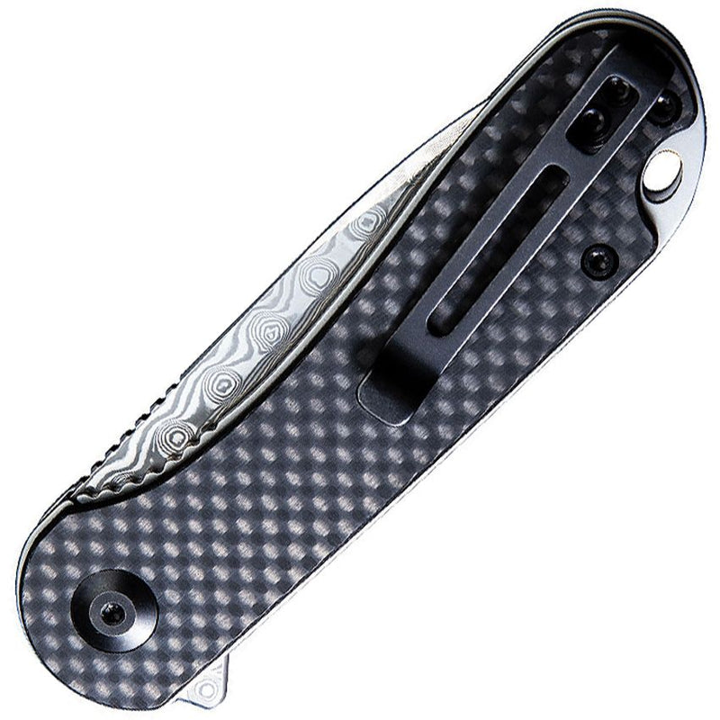 Civivi Elementum Linerlock Damascus Folding Knife [C907DS]