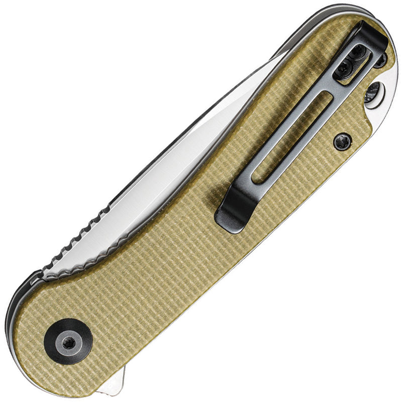 Civivi Elementum Green Micarta (3.00" Satin finish D2 tool steel) Folding Knife [C907S] - product view 2