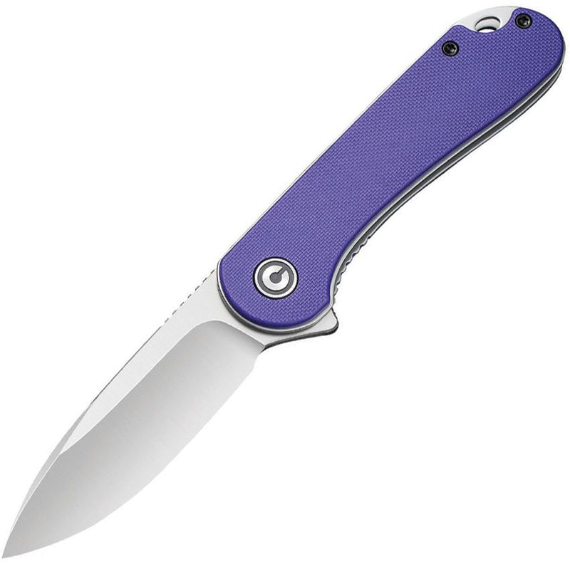 Civivi Elementum Linerlock Purple Folding Knife [C907V]