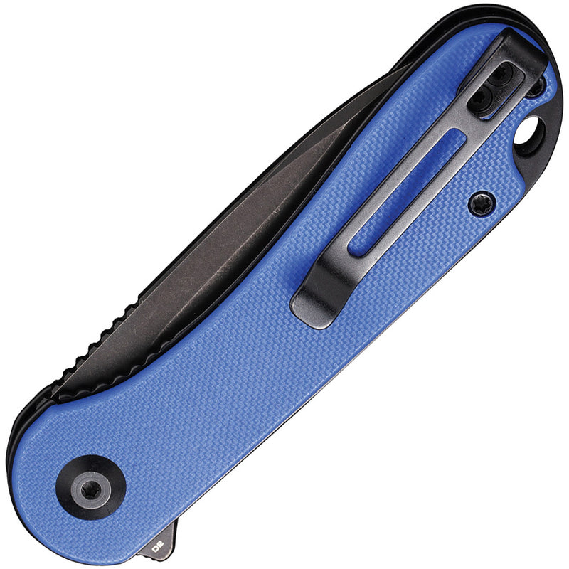 Civivi Elementum Blue G-10 (2.96" Black Stonewashed D2) Folding Knife [C907X] - product view 2