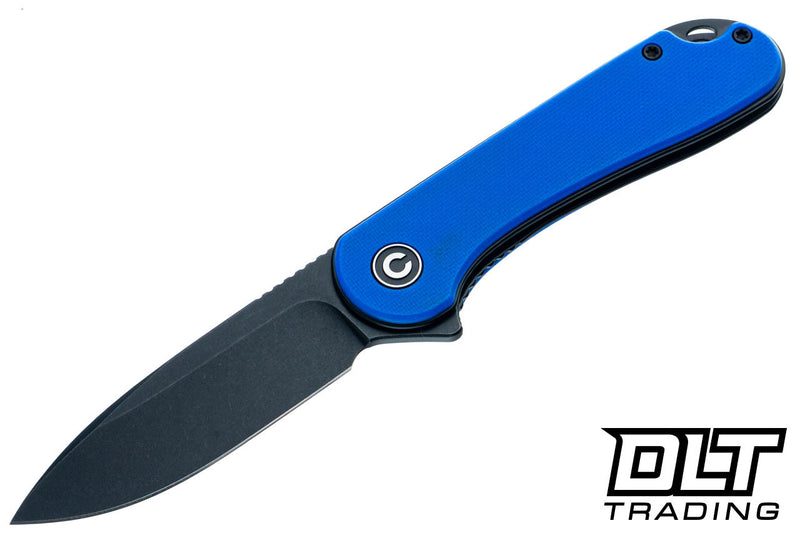 Civivi Elementum Blue G-10 (2.96" Black Stonewashed D2) Folding Knife [C907X] - product view 6