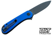 Civivi Elementum Blue G-10 (2.96" Black Stonewashed D2) Folding Knife [C907X] - product view 7