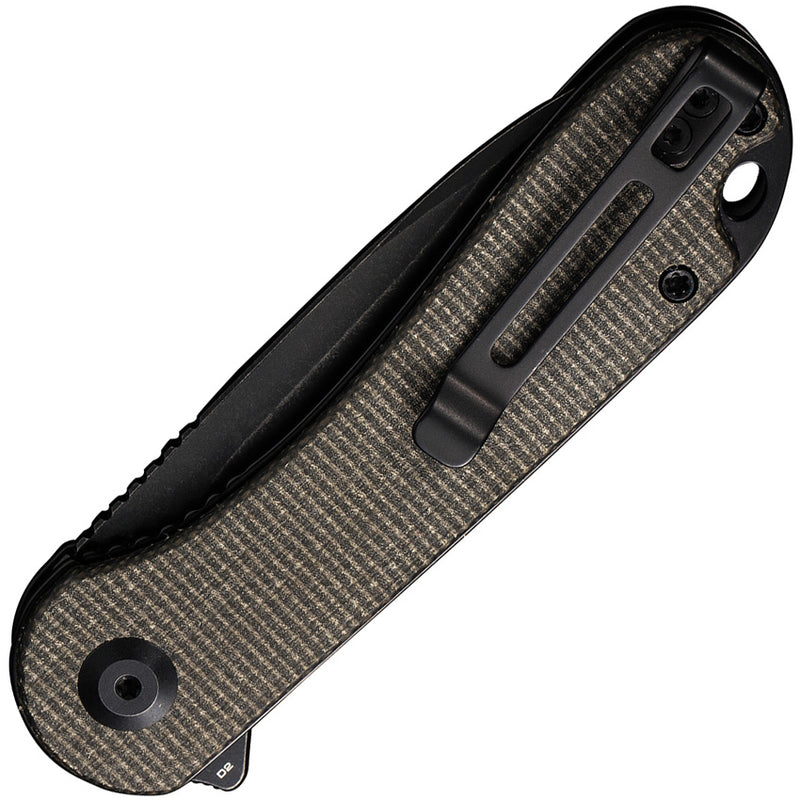 Civivi Elementum Dark Green Micarta D2 Folding Knife [C907Z] - product view 2