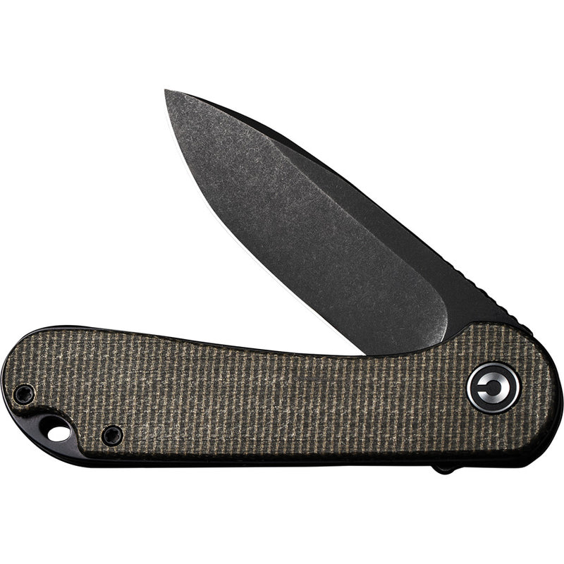 Civivi Elementum Dark Green Micarta D2 Folding Knife [C907Z] - product view 4