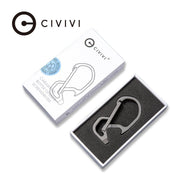 Civivi Click Carabiner Gray [CA-01A] - product view 4