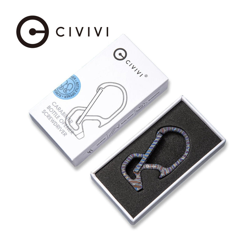 Civivi Click Carabiner Flame [CA-01B] - product view 4