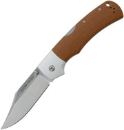 Cold Steel Mackinac Hunter Brown Micarta (3.63" AUS-10A stainless) Folding Knife [CS-FL-36MAK-BRST] - product view 1