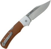 Cold Steel Mackinac Hunter Brown Micarta (3.63" AUS-10A stainless) Folding Knife [CS-FL-36MAK-BRST] - product view 3