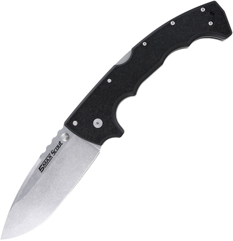 Cold Steel 5-Max Scout Black GFN (5.00" AUS-10A stainless) Folding Knife [CS-FL-50MXST] - product view 1