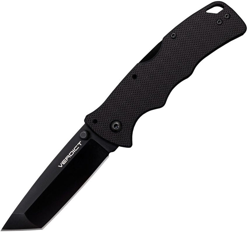 Cold Steel Verdict Lockback Black Tanto [CS-FL-C3T10A]