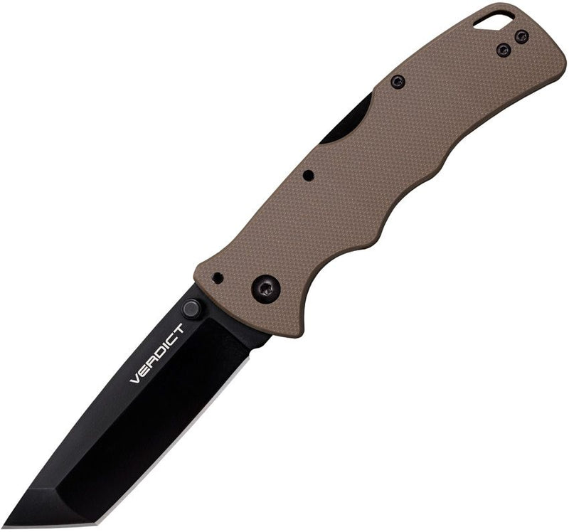 Cold Steel Verdict Lockback FDE Tanto [CS-FL-C3T10AFDE]