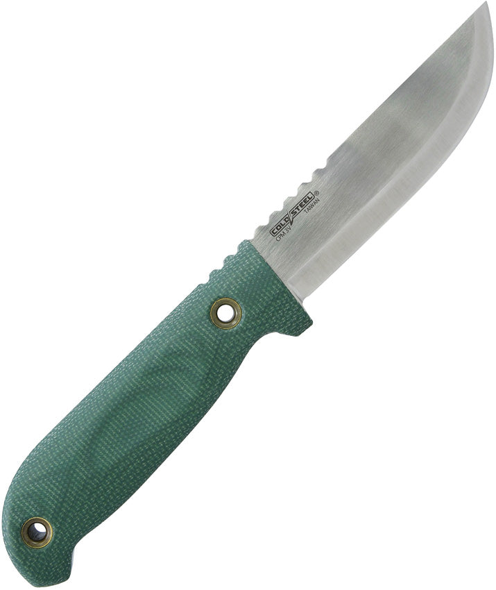 Cold Steel Finn Hawk II Green Micarta (4.00" 3V steel) Fixed Blade Knife [CS-FX-40FHK] - product view 3
