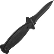 Cold Steel Drop Forged Mini Wasp Stinger Black Micarta (5.38" 52100 high carbon steel) Fixed Blade Knife [CS-FX-40WSP] - product view 2