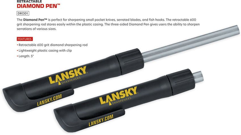 Lansky DROD1 Retractable Diamond Pen [DROD1]