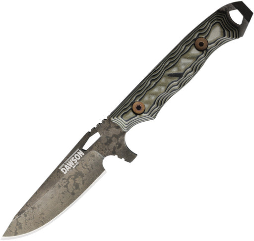 Dawson Knives Outcast Fixed Blade Knife / Arid Camo — 80CrV2 [DW05179] — product view 1