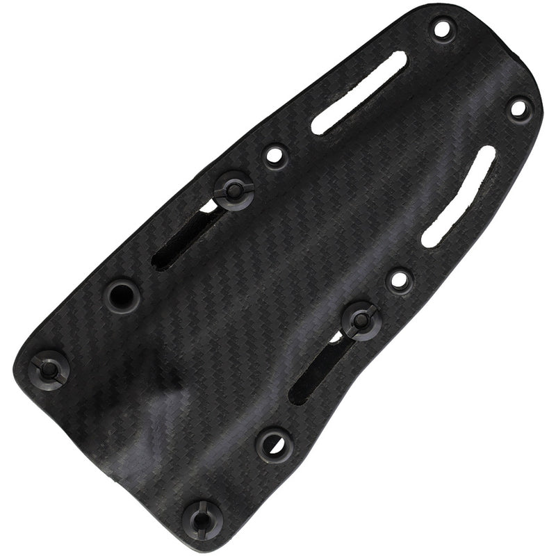 Dawson Knives Smuggler Fixed Blade Knife / Black/White — CPM MagnaCut [DW3847] — product view 2