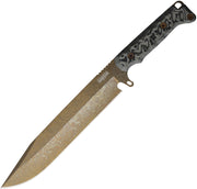 Dawson Knives Holdout Bowie Black/Gray Fixed Blade Knife — CPM MagnaCut [DW41843] — product view 1
