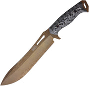 Dawson Knives Archangel Fixed Blade Knife / Black/White — CPM MagnaCut [DW47469] — product view 1