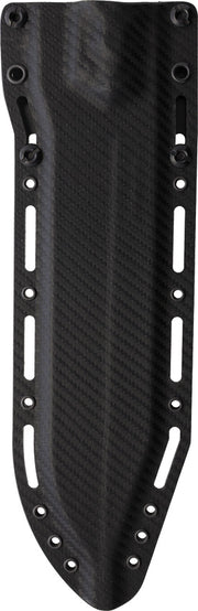 Dawson Knives Dominion Fixed Blade Knife / Black/White — CPM MagnaCut [DW47612] — product view 2