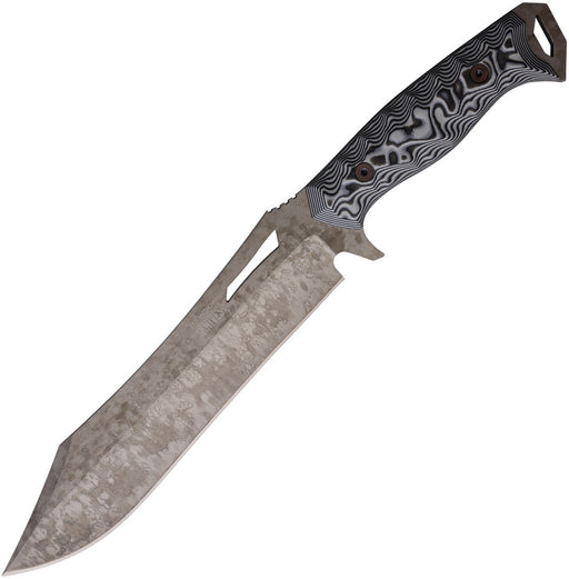 Dawson Knives Dominion Fixed Blade Knife / Black/White — CPM MagnaCut [DW47650] — product view 1