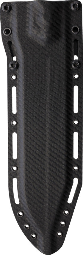 Dawson Knives Dominion Fixed Blade Knife / Black/White — CPM MagnaCut [DW47650] — product view 2