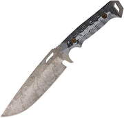 Dawson Knives Summit Fixed Blade Knife / Black/White — CPM MagnaCut [DW48048] — product view 1