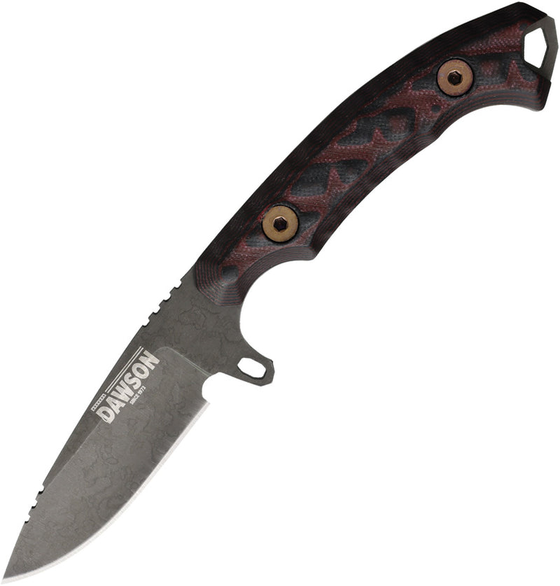 Dawson Knives Companion Fixed Blade Knife / Red — CPM MagnaCut [DW48169] — product view 1
