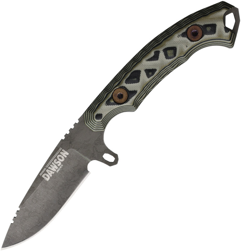 Dawson Knives Companion Fixed Blade Knife / Camo — CPM MagnaCut [DW48190] — product view 1