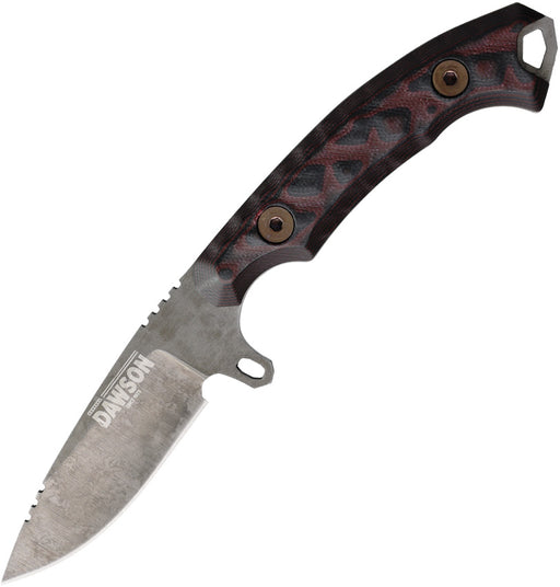 Dawson Knives Companion Fixed Blade Knife / Red — CPM MagnaCut [DW48720] — product view 1