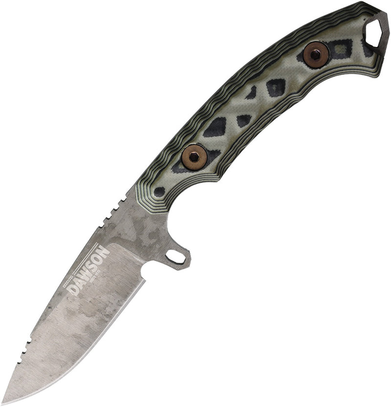 Dawson Knives Companion Fixed Blade Knife / Camo — CPM MagnaCut [DW48874] — product view 1