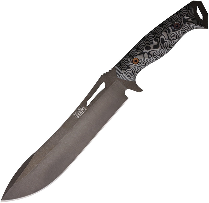 Dawson Knives Archangel Fixed Blade Knife / Black/Gray — CPM MagnaCut [DW60738] — product view 1